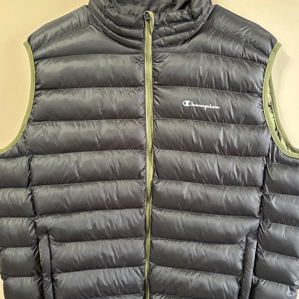 Champion down filled vest.